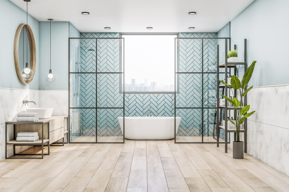 stylish sunny bathroom - Five Must-Have Features for a Luxurious Home Spa Experience